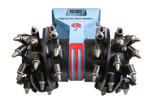 Rockwheel - Hydraulische Anbaufr&auml;sen